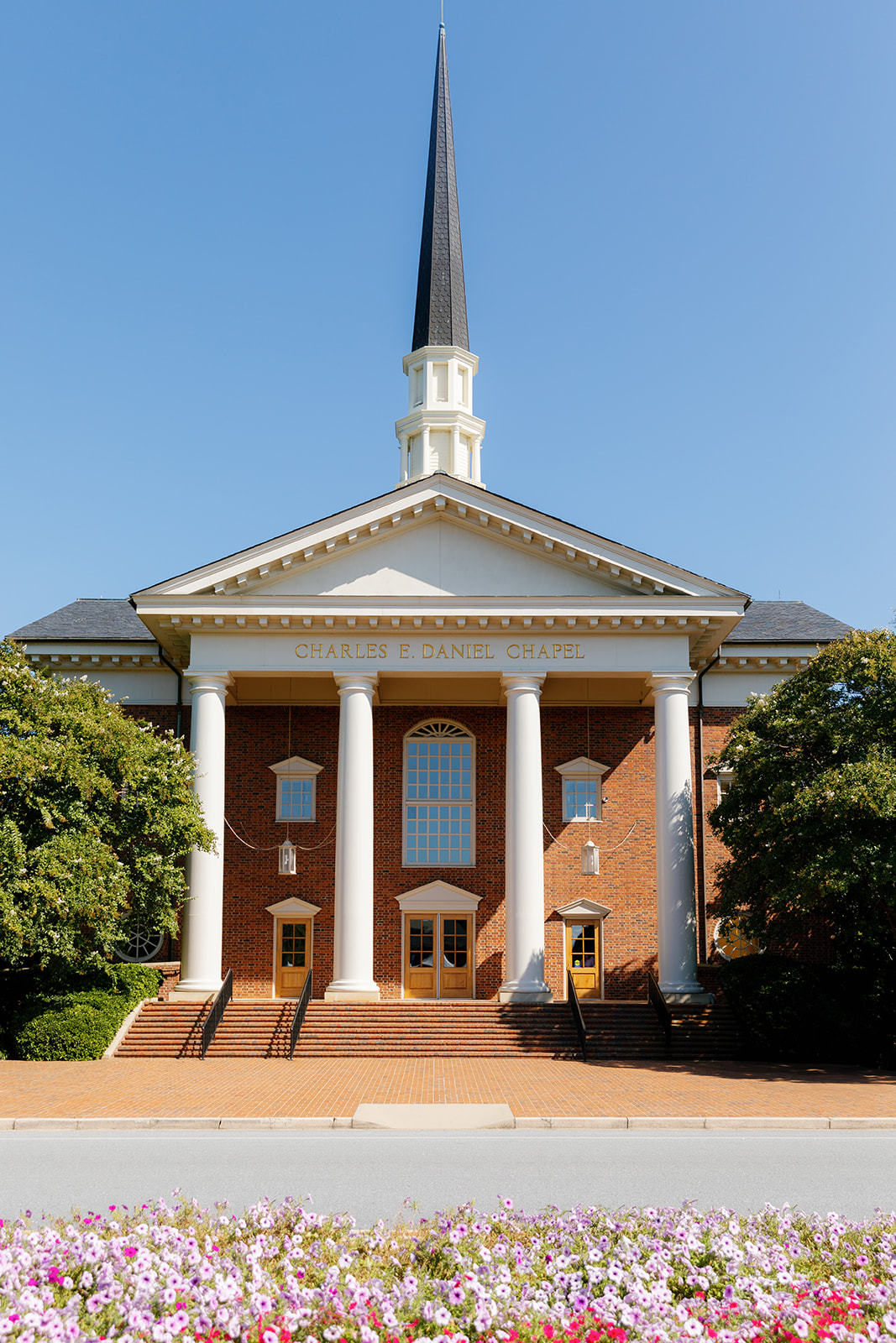 church in Furman University wedding