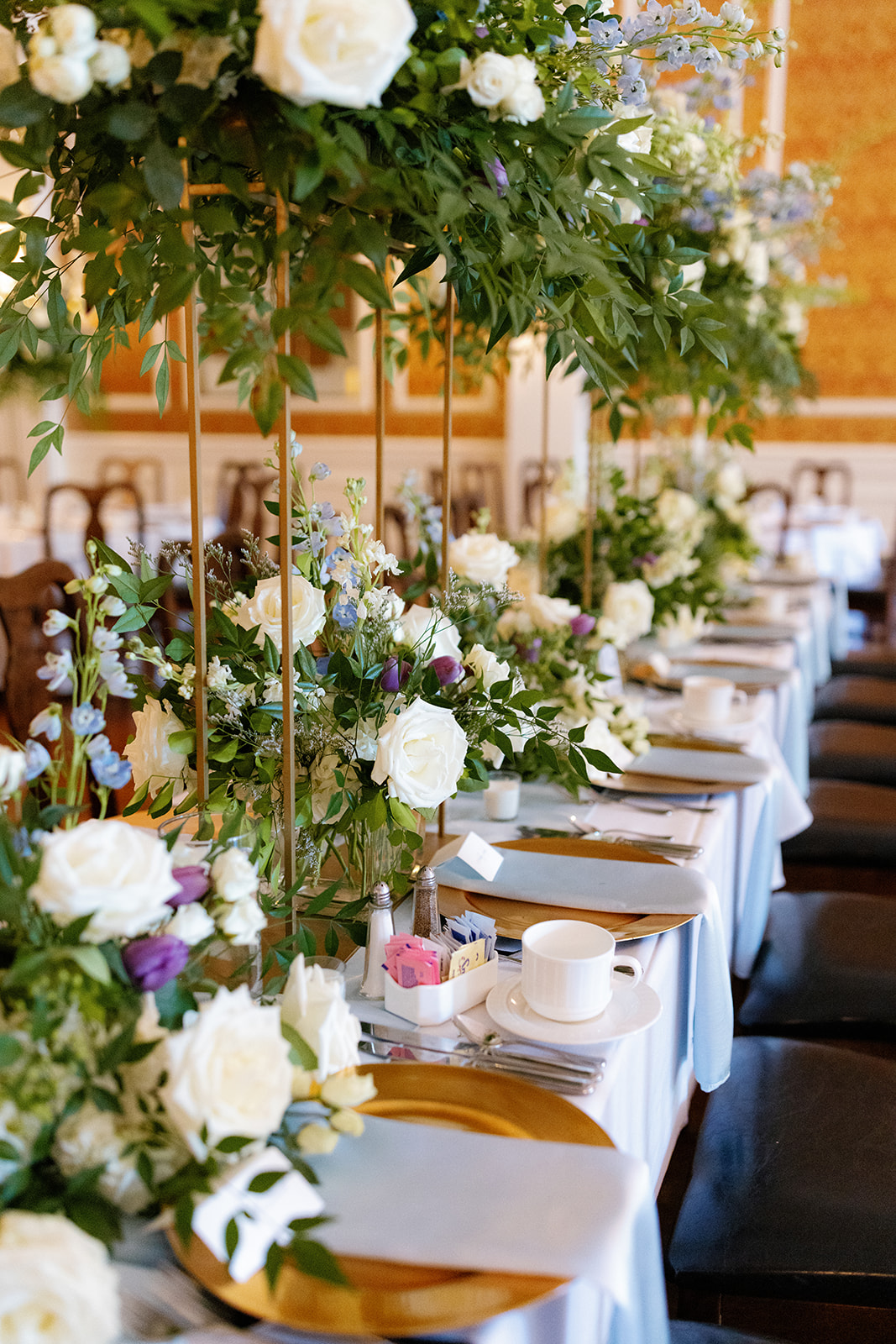 gorgeous wedding florals taken by a Greenville wedding photographer