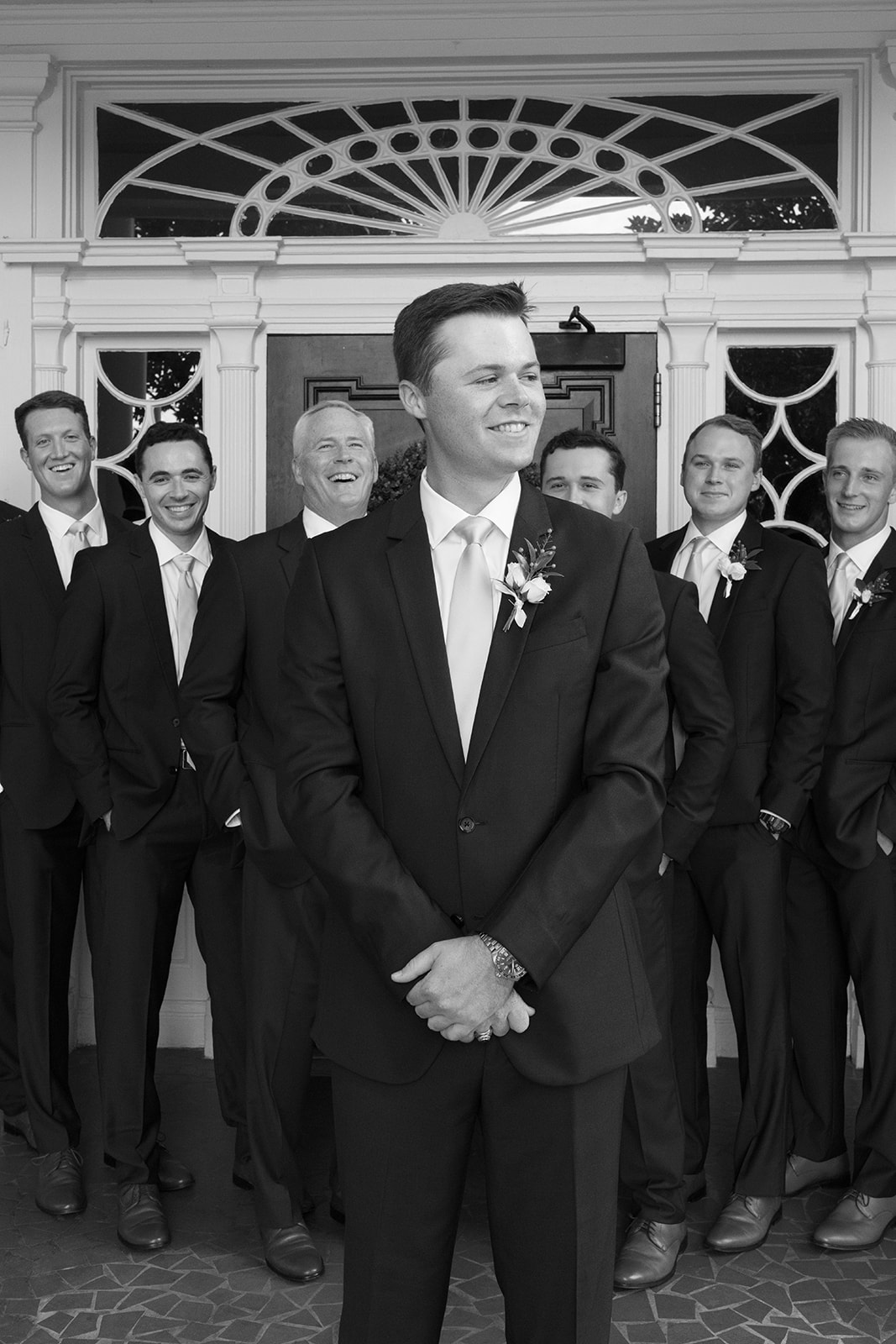 groom and his groomsmen