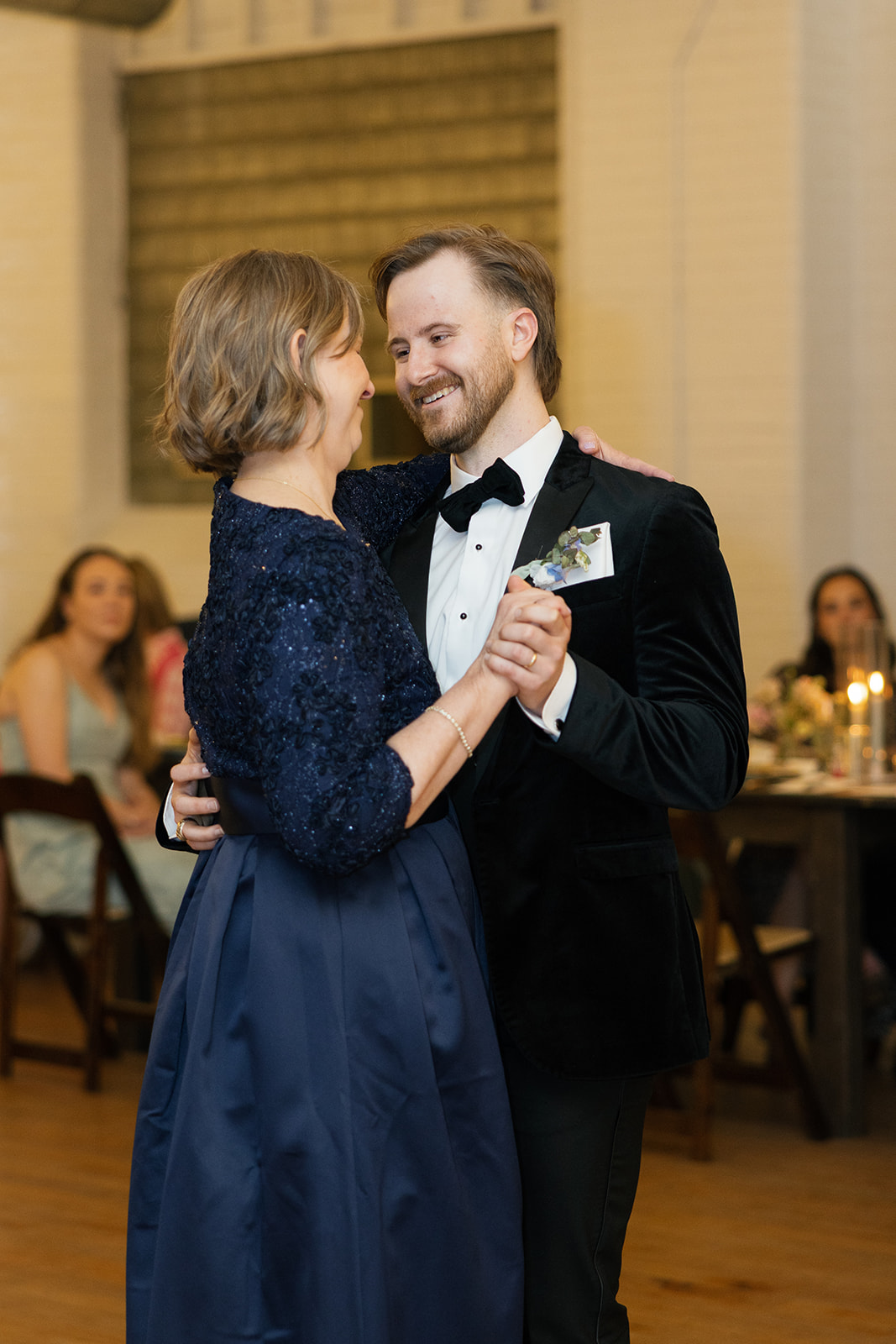 Groom sharing a dance with his mother