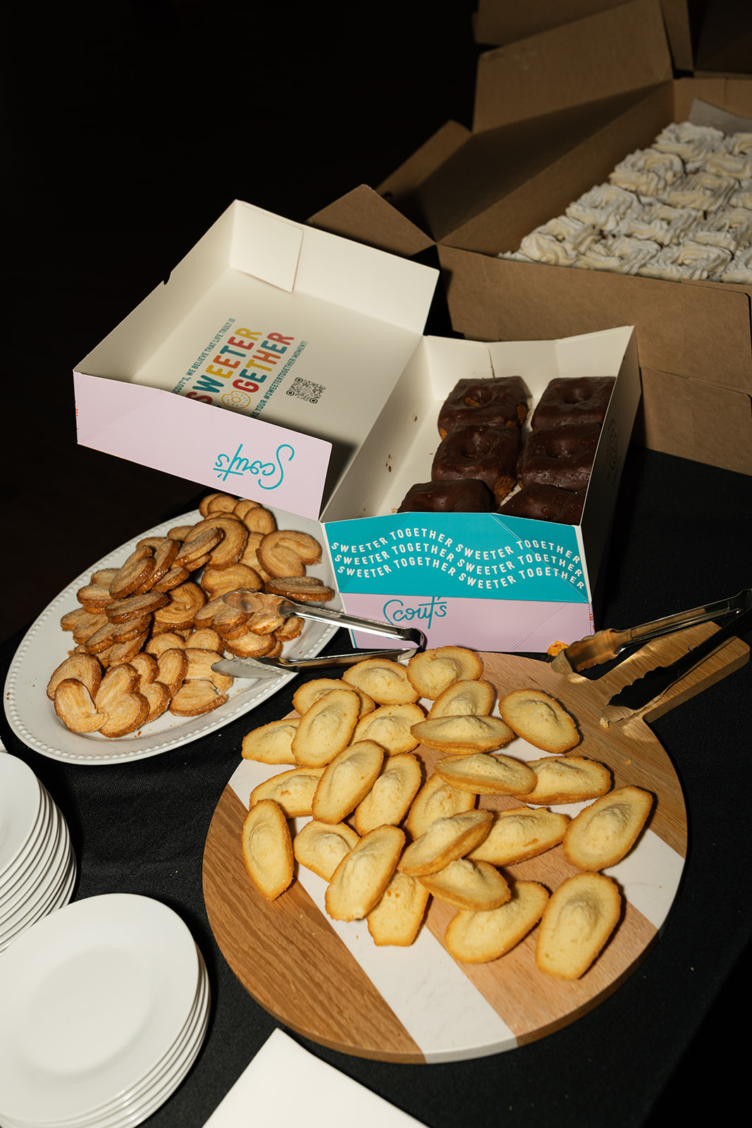 sweet treats at a romantic wedding in South Carolina