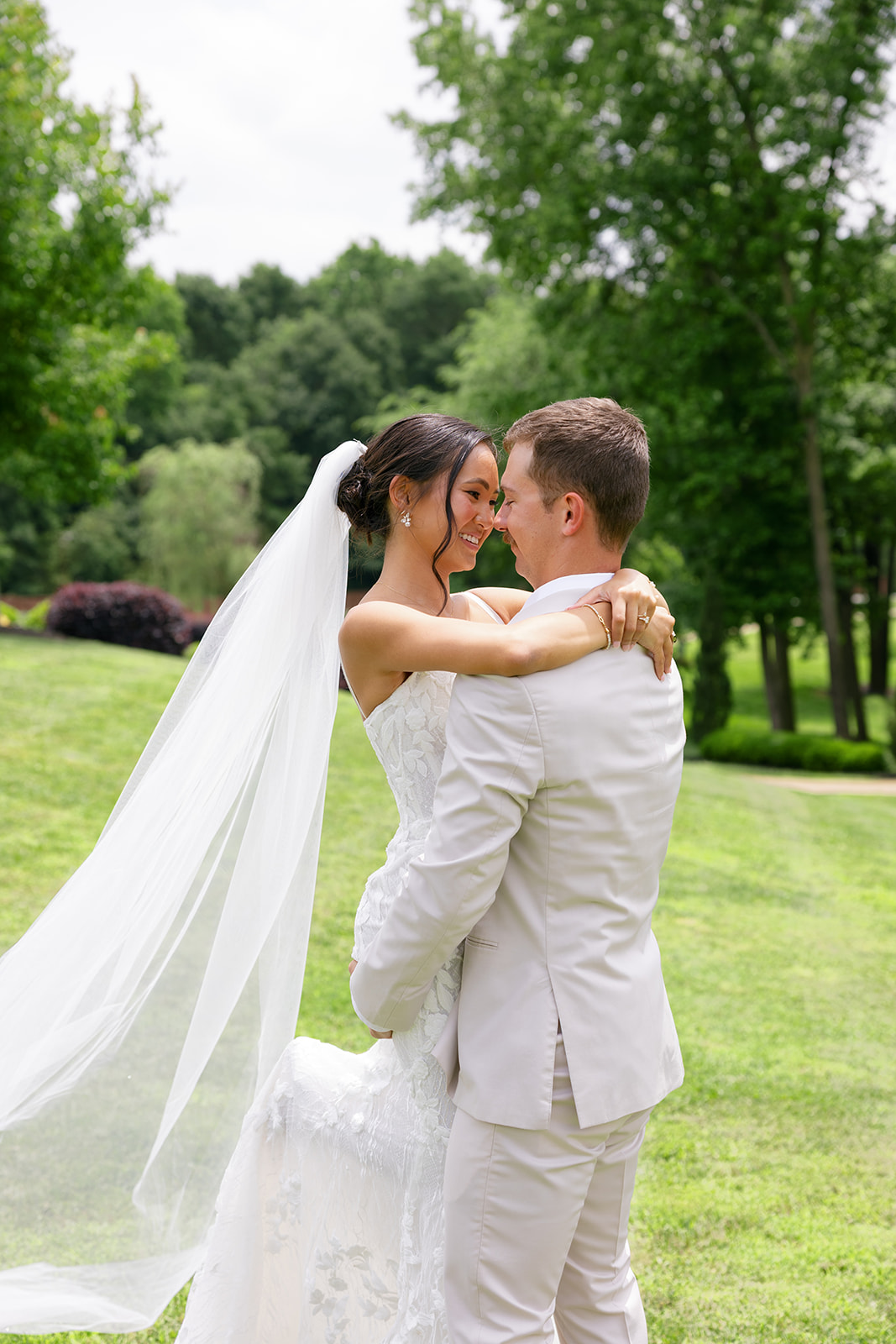 bride and groom's bridal portrait shots