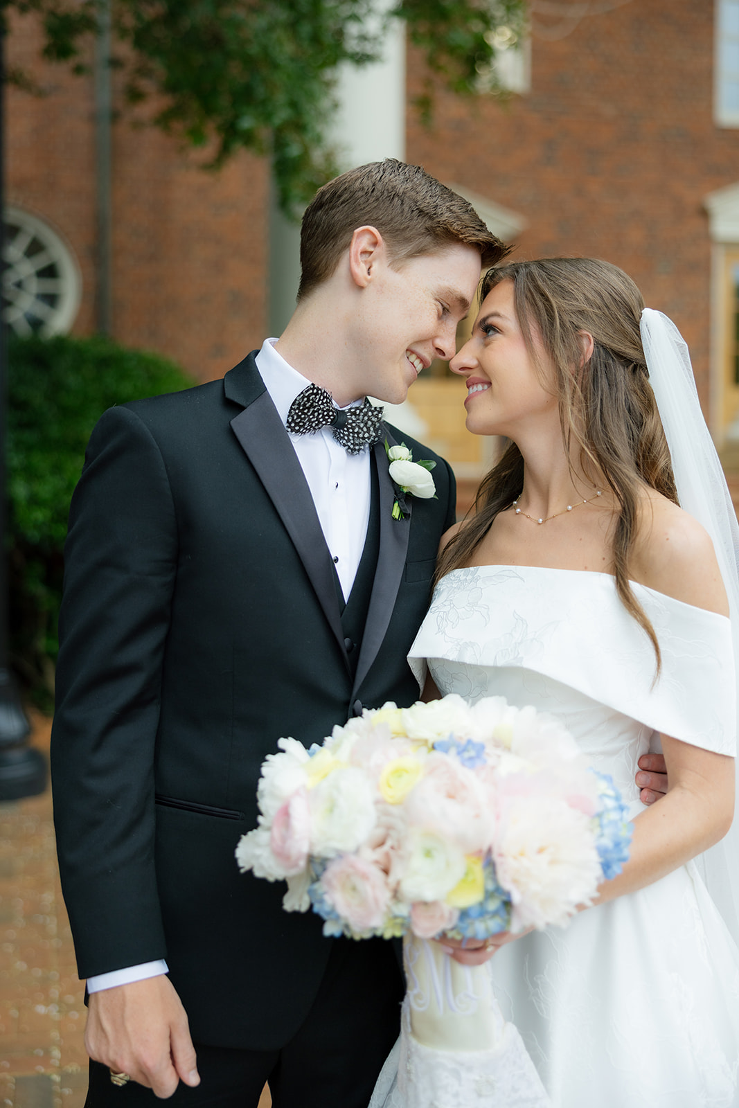 Couples portrait of the bride and groom