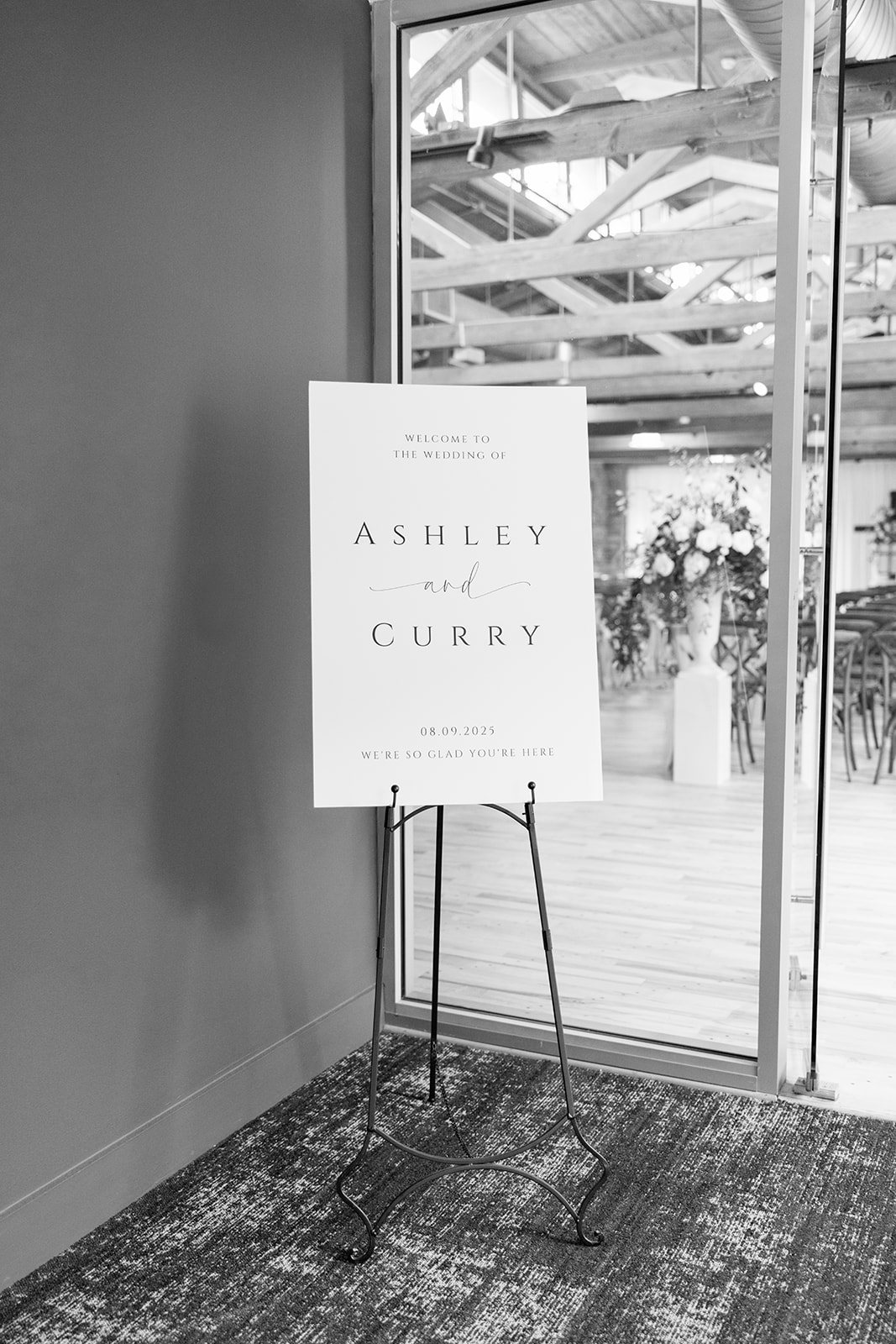 signage photos during a Wedding Photography Timeline